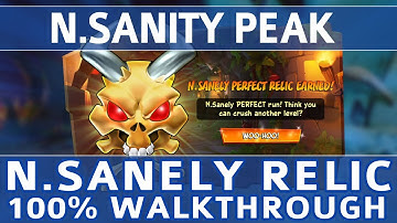 Crash Bandicoot 4 - N.Sanity Peak 100% Walkthrough - N.Sanely Perfect Relic (All Gems & Crates)
