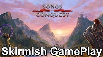 Songs Of Conquest Gameplay Skirmish Part 1 Heroes of might and magic vibes