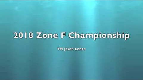 Jason Lenzo Zone F Championship 2018 3M