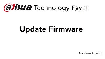 Dahua | How toy Update Firmware via USB