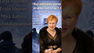 Pakkanen puree - sähkö mietityttää! 5 henkilöä! Imitaatio #shorts #viralshorts