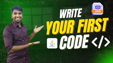 Writing Your First Instruction to the Computer | First Java Code Explained ✅