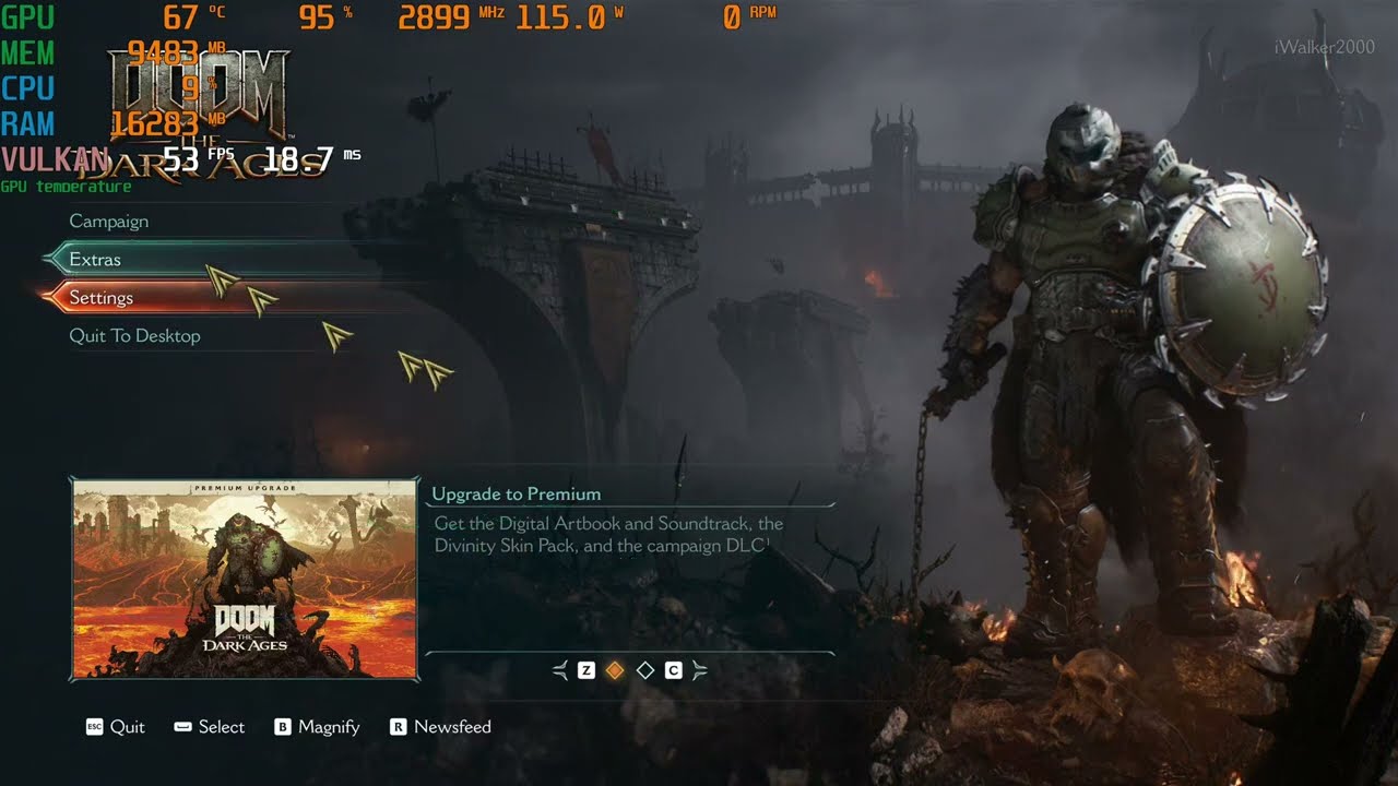 МиниПК GMKtec EVO-X2, ч.5 - игровые тесты - DOOM Dark Ages, Stalker 2, Forza Motosport