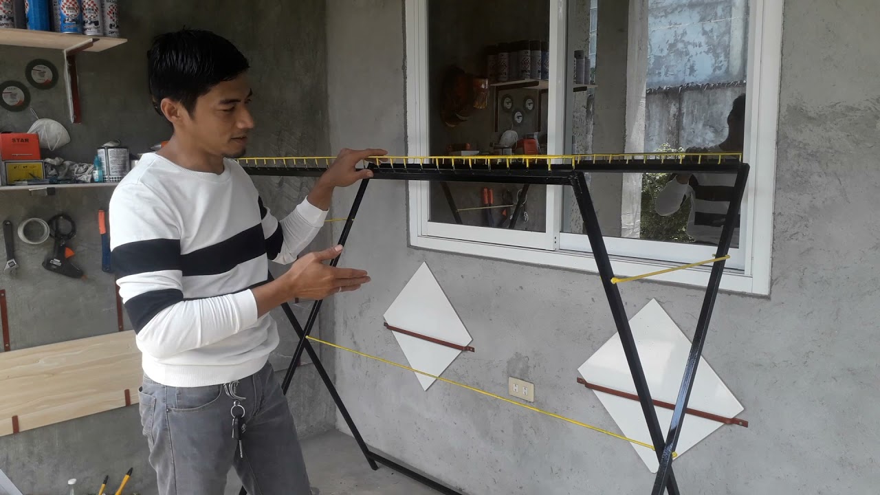 Creative metal drying rack clothes