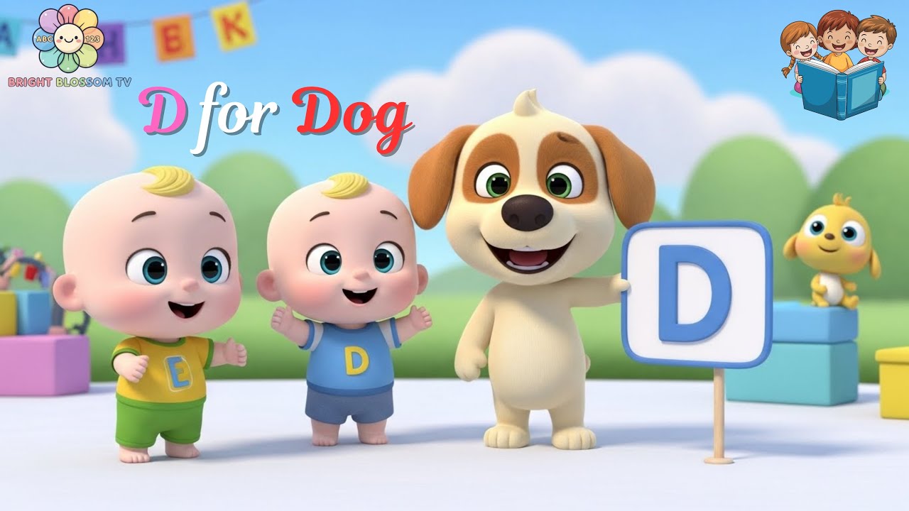 D For Dog 🐶 | ABC Alphabet Song for Kids | Learn Letters A-Z | Preschool Learning
