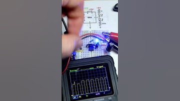 Astable 555 Timer Output Voltages Oscilloscope Measured 5V Supply ##measuringtool #oscilloscope