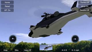 Absolute RC Heli Sim gameplay -IOS Iphone  gameplay.  Fly the AIRWOLF helicopter. screenshot 5