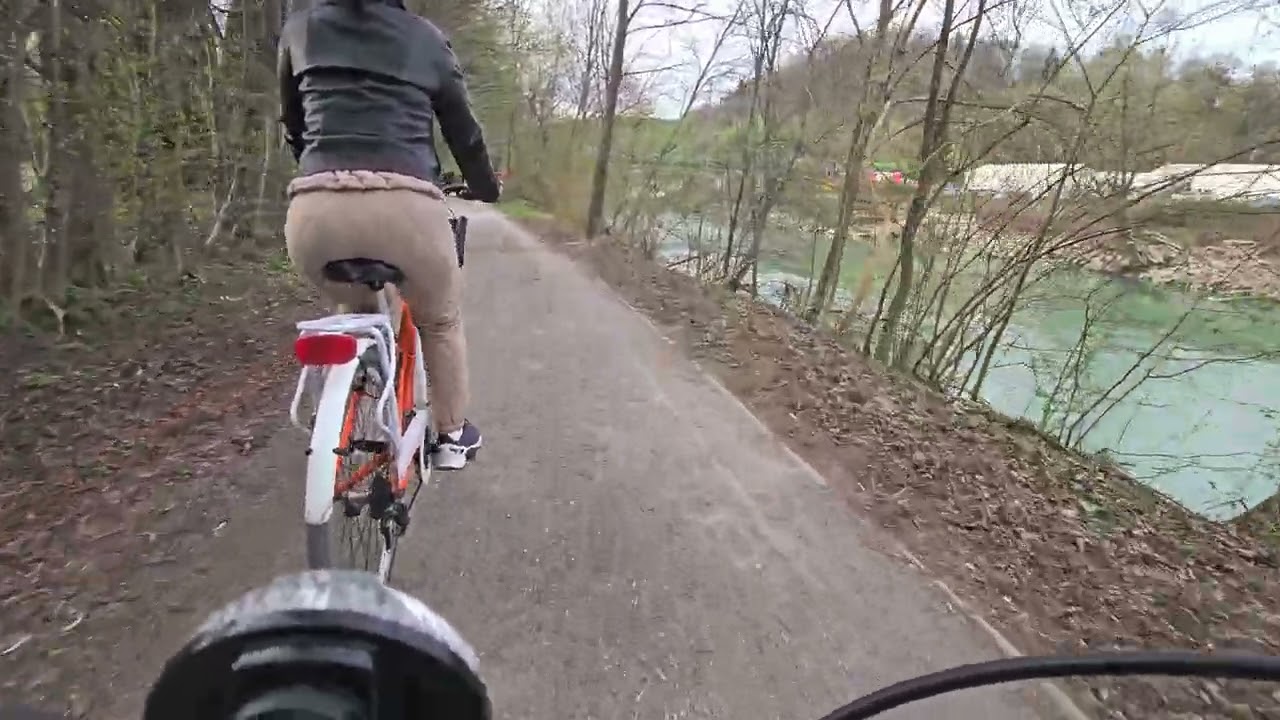 Ride Along the Sava River 4K 🚴Ljubljana | Spring 2025