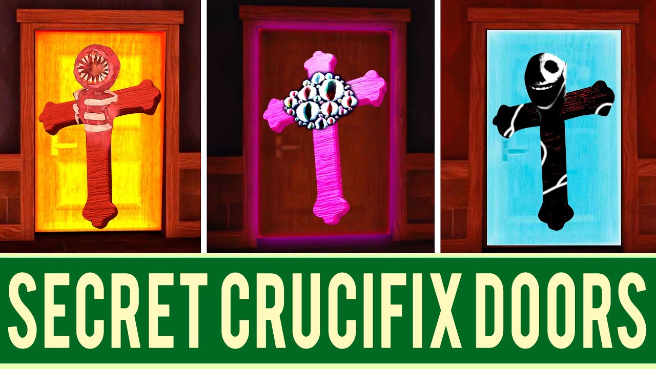 doors #roblox #robloxdoors USING CRUCIFIX SECRET ITEM ON EYES