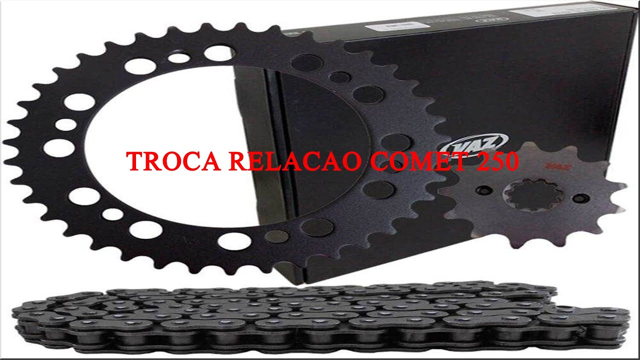 Como Trocar A Relação Da Comet 250