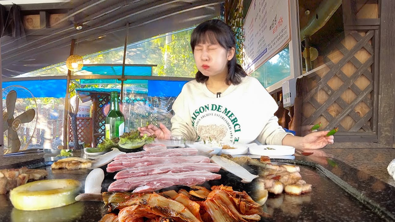 초대형 돌판 삼겹살에 3년 묵은 김치에.. 결국 폭주했습니다. 절제 그게 뭔데🤔 삼쏘는 진리
