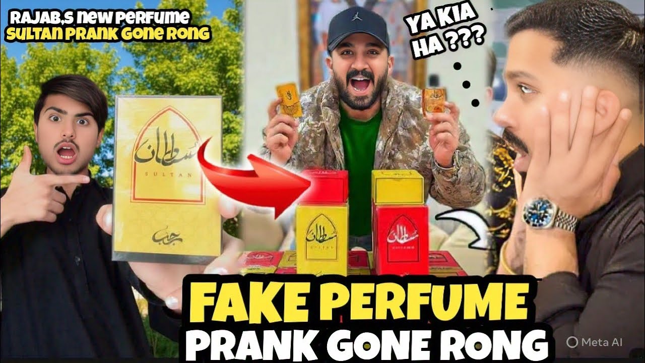 Rajab butt perfume sultan Dublicate fake perfume prank😱|Bigest Brother ...