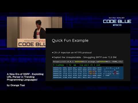 [CB17] A New Era of SSRF - Exploiting URL Parser in Trending Programming Languages!