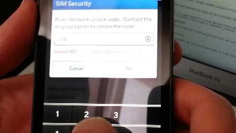 How to unlock Blackberry Z10 with Bell through Cellunlocker.net