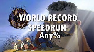 WORLD RECORD | Hello Neighbor 3 Prototype 2 | Escape Ending Any% | 1 minute and 58 seconds