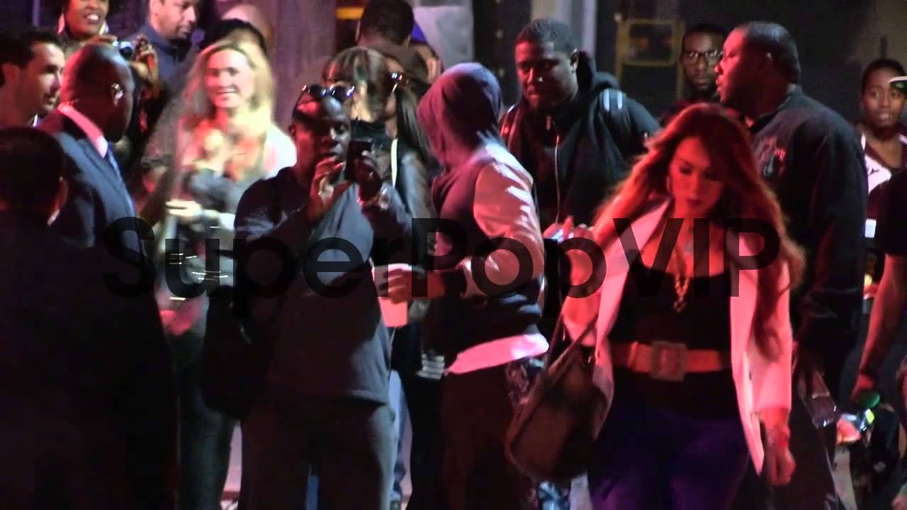 TI and Posse depart Hollywood, 03/18/13