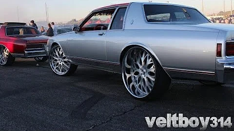 Veltboy314 - Landau Box Chevy Tucking Brushed 26" Amani Forged Wheels - 2K18 Linny J's MLK Car Show