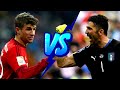 Gianluigi buffon vs thomas muller and other good great and legendary players part 15