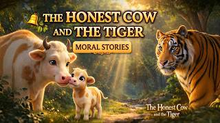 The Honest Cow and the Tiger 🐄🐅 | Heartwarming Moral Story for Kids