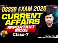 DSSSB Exam 2026 | DSSSB Current Affairs Classes | Complete DSSSB Current Affairs Preparation Raj