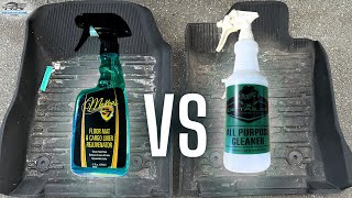 IS IT BETTER THAN ALL PURPOSE CLEANER?  Mckees 37 Floor Mat & Cargo Liner Rejuvenator Review