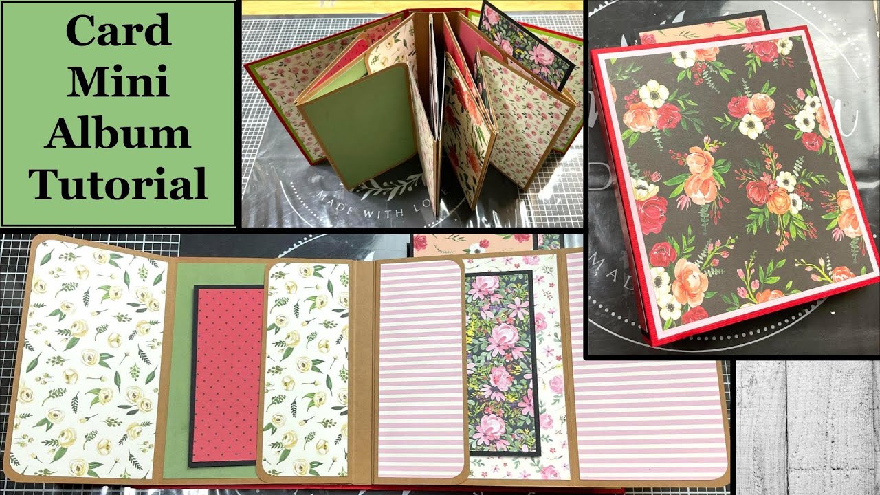 Triple Pocket Mini Album · How To Make A Scrapbook · Papercraft on