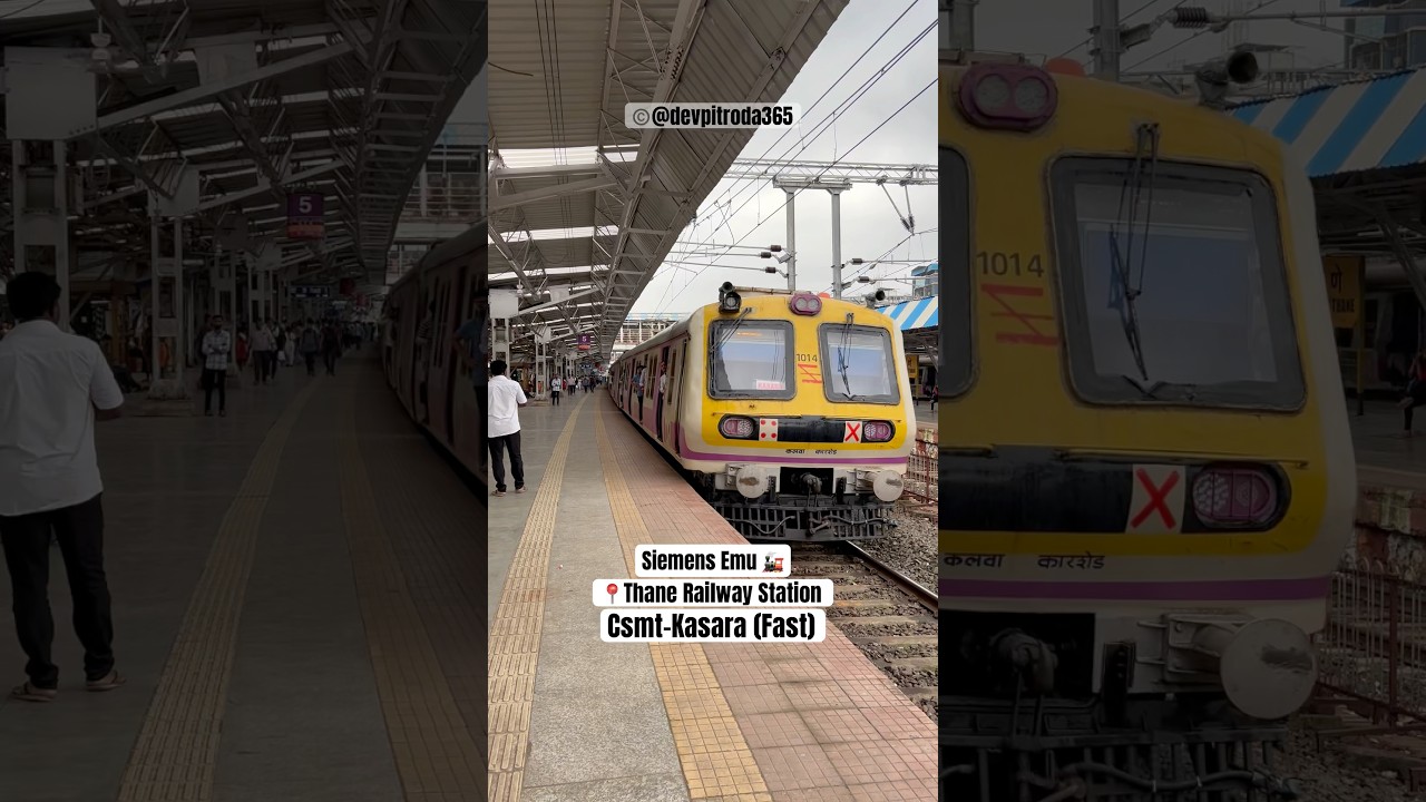 Csmt-Kasara Local Spotted At Thane Railway Station 🚂 