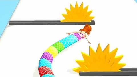 Mermaid Rush 3D - All Levels Gameplay Android, iOS