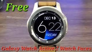 Top Free Galaxy Active 2 Analog/Digital Watch Faces screenshot 5
