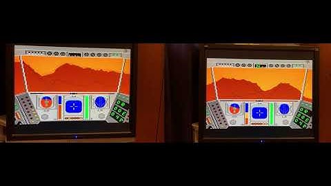 GIME-X: Rescue on Fractalus (6309 optimized version) Demo 2 mhz vs 3 mhz