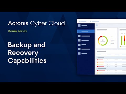 Backup Capabilities Overview | Acronis Cyber Backup Cloud | Acronis Cyber Cloud Demo Series