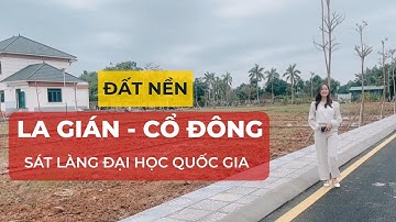 ĐẤT NỀN CỔ ĐÔNG, 100M2 FULL ONT , SÁT LÀNG GIÁO DỤC  CHẤT LƯỢNG CAO| ĐẤT NỀN ĐÔ THỊ VỆ TINH HÒA LẠC!