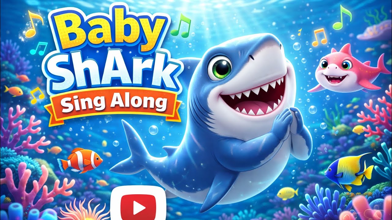 Baby Shark Sing Along | Kids Rhymes & Nursery Songs