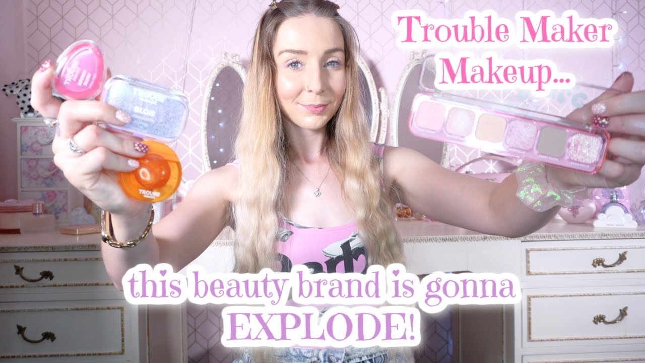 Troublemaker Makeup GRWM ♡ This Gen Zalpha Brand Is Gonna Explode!