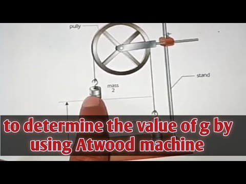 to determine the value of g by Atwood's machine || class 9th physics practical