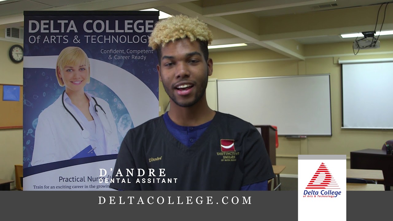 Dental Assistant Program in Louisiana Delta College D'Andre YouTube