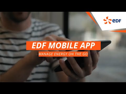 Manage your energy on the go with the EDF Mobile App
