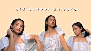 UPCYCLING MY OLD SCHOOL UNIFORM | Agatha Virrey