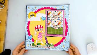 A WALK DOWN MEMORY LANE Scrapbook Album Pages Share @prairiepapercrafts