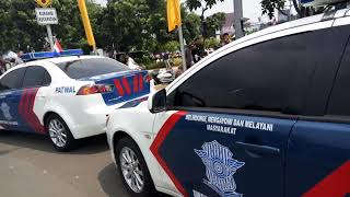 Wow terbaru mobil dan sepeda motor patwal terbaru polisi indonesia