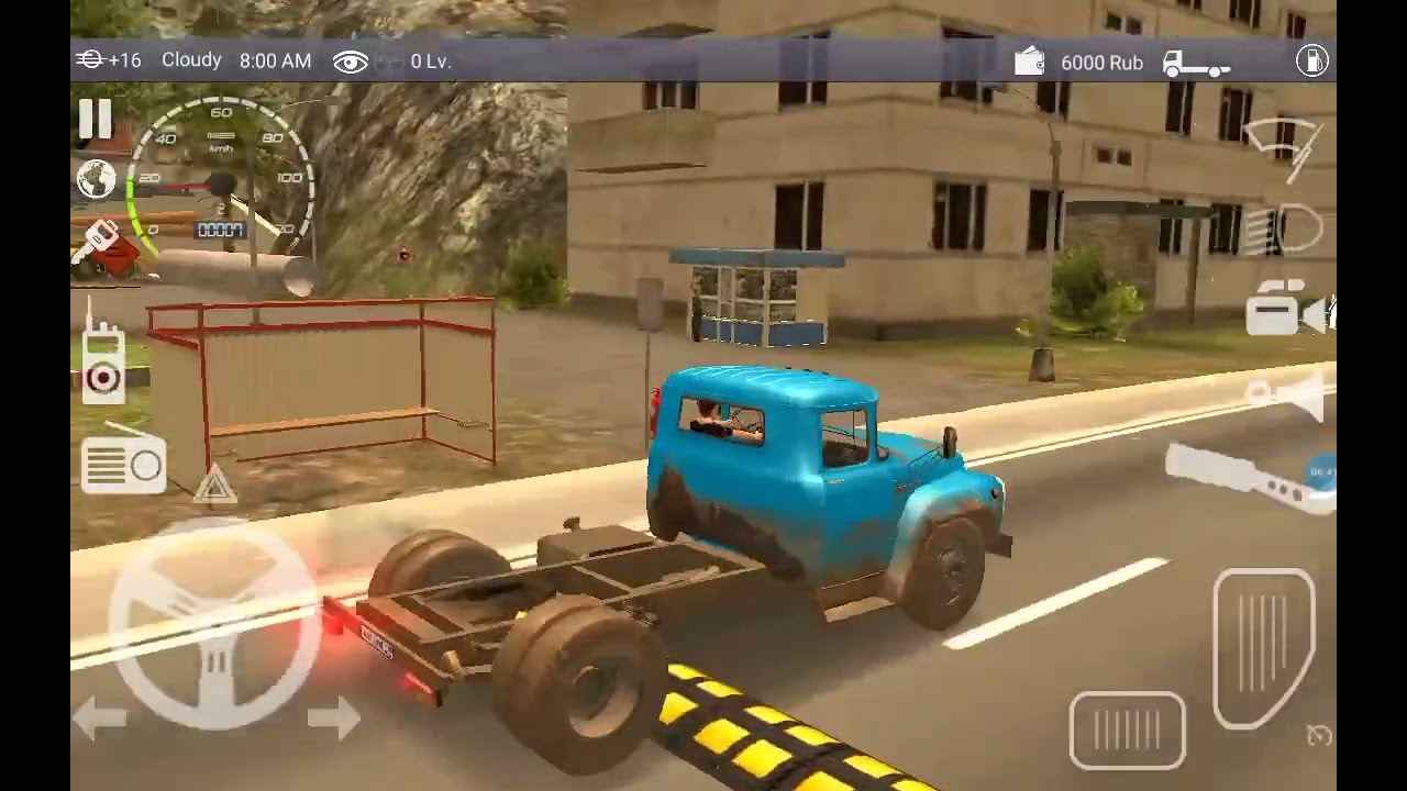 I tried a best experience RUSSIAN Cargo truck simulator in mobile 