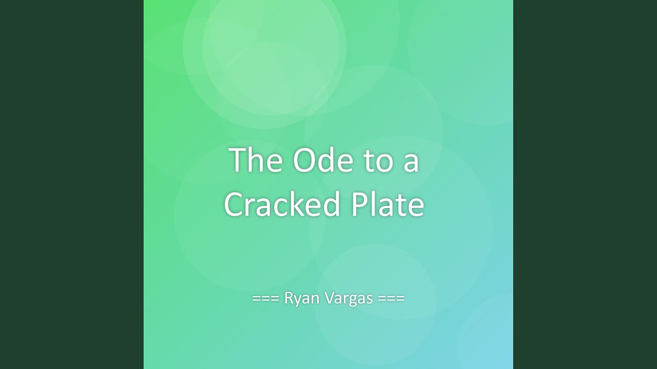 The Ode to a Cracked Plate