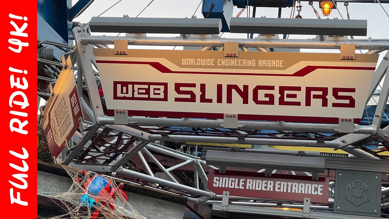 WEB Slingers A SpiderMan Adventure Disney California Adventure Park