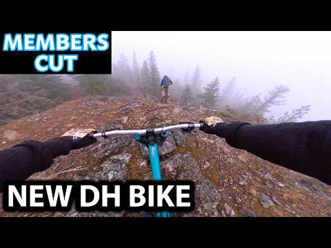 First Ride on the New DH Bike - EXCLUSIVE