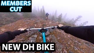 First Ride on the New DH Bike - EXCLUSIVE