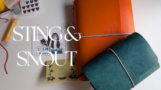 STING & SNOUT: A6 & A5 trifold leather covers - initial review