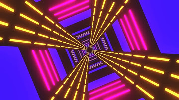 4k Square Screensaver  Neon Party lights Metallic Color TV Abstract background Video meditation