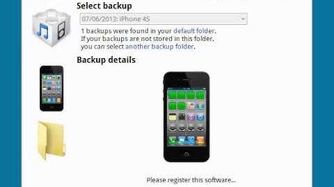 Trying out iPhone Backup Extractor