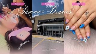 Summer diaries | House shopping, working as nail & lash techs & more!