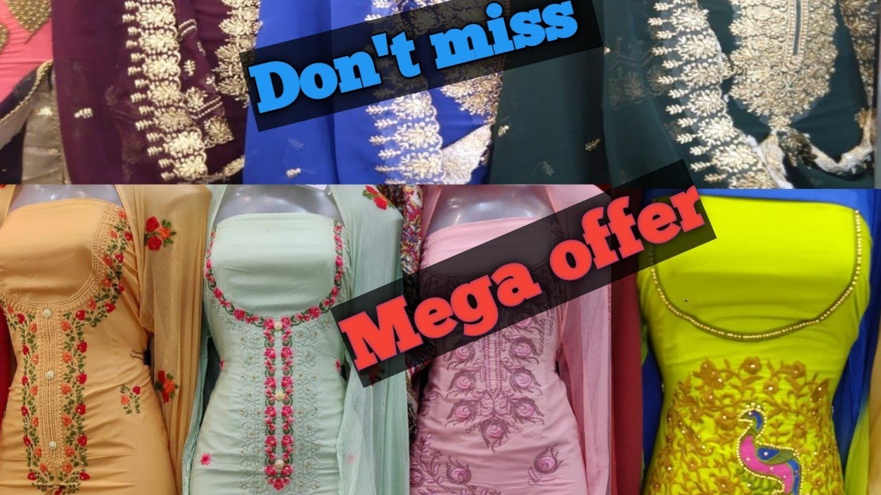 Suits material mega offers dont miss.. whole sale & retail available